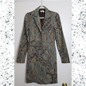 Charlotte Russe Bohemian Print Trench